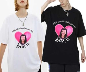 Męskie koszulki Bella, gdzie do diabła jesteś loca t shirts men kobiety śmieszne tee uliczne ponadwymiarowe Europe Ameryka trend Trend Tshirt letnie koszulki J230217