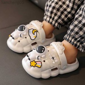 Slipper Fashion Sandals Boys Girls Kids Shoes Cute Slippers Non-Slip Baby Girls Bathroom Slippers Soft Eva Slides Home Shoes W0217