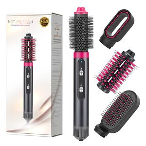 Versatile Electrical Curl Iron Wand with Comb Styler and One Step Volumizer Hot Tools Straightener Curler Roller Hot Air Styler