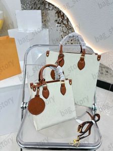 Onthego -Tasche Luxurys Designer Reliefbeutel berühmte klassische Designerin Messenger Lady Cross Lod Bags Handtasche weibliche Tasche Satchel Geldbörse
