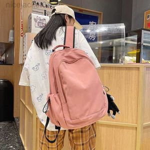 Designer Lululemens Women Backpack School School School School Primary School Students Mori Harajuku Mochila Trendência Travel Solid Color Lulus Lulus Lemon