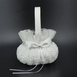 Düğün Malzemeleri El yapımı çiçek çocuk taşınabilir küçük çiçek sepeti düğün malzemeleri Avrupa düğün çiçek w422