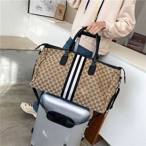 Bolsa de viagem universal de curta dist￢ncia universal de grande capacidade para homens e mulheres bolsas de bagagem de bagagem de bagagem de lazer Bolsa de embarque