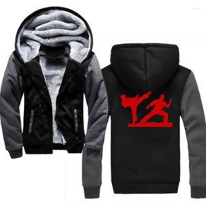 Herren Hoodies Jacke Winter Mans Unisex Casual Wool Liner Fleece Man Coat Judo Sweatshirts Pullover