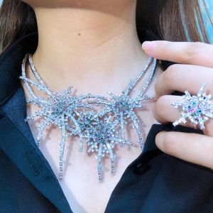 Necklace Earrings Set Missvikki Original Chic Style 4PCS Bracelet Ring Gorgeous Luxury Dubai For Women Wedding Bridal