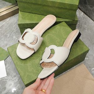 G Gussie Sandals Shoes Slippers Guxci Женщины -вырезание квартиры. Склейка обувь скользит на слайд -леди шлепанцах комфорт.