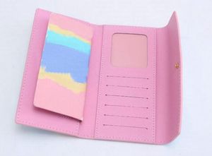 Moda 2pcs/set portfel długie damskie portfele torebki mody ręczne torby sprzęgła Kobiet Wzór skórzany portfel paszport torby uchwytowe AAAAA3069