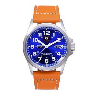 Wristwatches Hnlgnox Mens Avaitor Watches Military Tritium T25 Luminous Sport 200M Water Resistant Quartz Wristwatch Dual Calendar