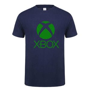 Męskie koszulki męskie koszulki Xbox T Shirt letnia bawełniana koszulka z krótkim rękawem Xbox Man topy Tee LH-330 L230217