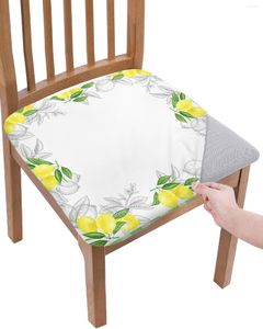 Chair Covers Fruit Watercolor Lemons Farm Rustic Seat Cushion Stretch Dining Cover Slipcovers For Home El Banquet Living Room