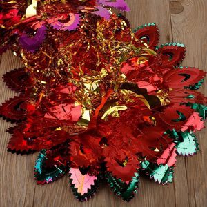 Banner Flags 2pcs/set Wedding Room Decoration Arrangement Garland Wedding Quality Decoration Paper Marriage Sequined Wedding Room Props X9N7 230217