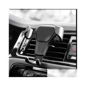 Car Dvr Car Holder Matic Locking Air Vent Gps Cell Phone Mount Stand Grille Buckle Type Compatible With All Apple Android Drop Deliver Dhjho