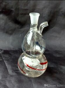 Bottiglia d'acqua con nucleo di sabbia di zucca Bong di vetro all'ingrosso Bruciatore a nafta Tubi d'acqua in vetro Rigs Oil Rigs