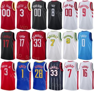 Printed Icon Classic Basketball Jabari Smith Jr Jersey 1 Джош Кристофер 9 Тари Исон 17 USMAN GARUBA 16 Бобан Марджанович 51 Кеньон Мартин -младший 6 дышащий молодежь