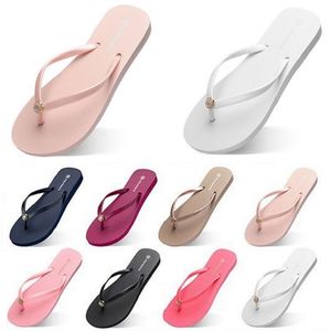 Moda Sapateiros de praia Flip Flops feminino marinho verde bule roxo amarelo branco preto vermelho rosa marrom esporte de verão 35-38