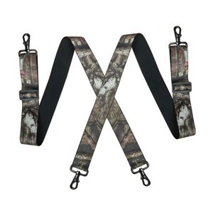 Suspenders Heavy Duty Camouflage Men Work 5cm2inch Wide Big Tall XBack 4 Swivel Snap Hooks Adjustable Elastic Trouser Braces 230217