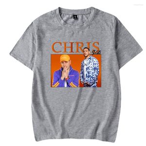 Męskie koszulki Chris Jedi 2d Mężczyźni/kobiety Tshirt Solid Kolor T-shirty Summer Short Sleeve T-shir