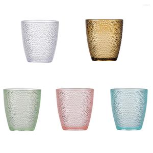 Muggar glasögon akryl dricka kopp koppar tumblersunbreakable mugg rensar kök set vatten återanvändningsbarercrystal kaffedryck whisky whisky