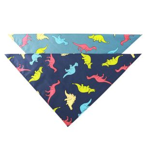 Dog Apparel Pet Bandana Small Large Dogs Bibs Cotton Washable Printing Puppy Neckerchief Scarf Cats Grooming Products