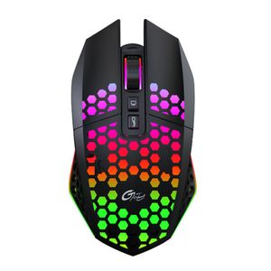 Preço barato 8 teclas mouse 1600dpi jogo de escritório rgb recarregável computador mouse sem fio