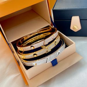 LW bransoletka bransoletki dla kobiet projektant męska bransoletka diament pozłacane 18 K antyalergiczny i nigdy nie znikną oficjalne reprodukcje prezent dla dziewczyny 023