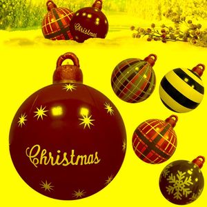 Decoração de festa Toys infláveis ​​em casa Presente ao ar livre Bolas de Natal Decorações de natal árvores penduradas ornamentParty
