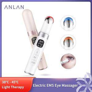Eye Massager ANLAN EMS Electric Skin Lift Anti Age Wrinkle Care Tool Vibration 45 Massage Relax s P o Therapy 230217