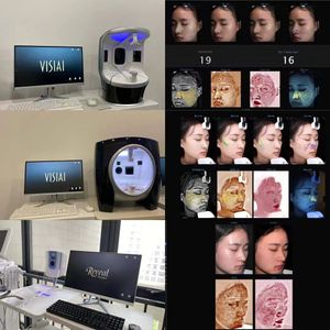 Sistema de diagnóstico de pele Detector de face de face de pele Magic espelho CT Analisador de pele abrangente