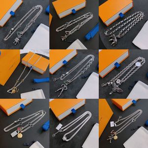 Luxury Designer Necklaces Hip Hop Men Cuba Chain Long 60CM Letter Carving Stainless Steel Pendant Necklace Original Material Lovers Jewelry