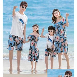 Auto DVR Family Matching Outfits Jeff Store Comodo confortevole Nuovo Fashion Drop Delivery Child Kids Children Maternity Clothing Dh7xg