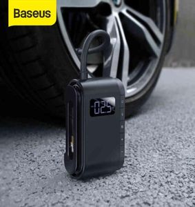 Baseus Kompresör 4000mAH Pil Lastiği Şişiricisi Motosiklet için Protable Elektrikli Araç Hava Dijital Otomatik Lastik Pompası 3815506