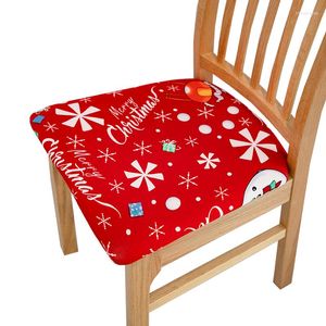Fodere per sedie Fodere per cuscini per sedili da cucina di Halloween Spandex elastico Pranzo di Natale per decorazioni di nozze per la casa
