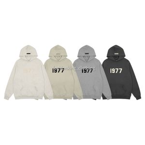 Herren Hoodie Designer Hoodie Schwarzer Hoodie Übergroßer Hoodie Grauer Hoodie 1977 Hochwertige Baumwolle Lose Paare Tops Mode Luxus Designer Kleidung Ess Hoodies