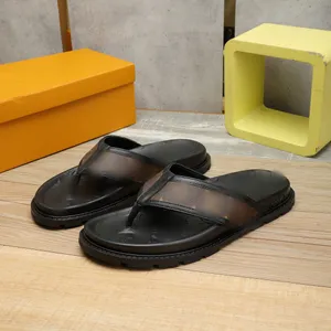 Casual men designer slippers letter printed fashion luxury designers mens slides flip flops
