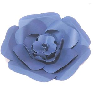 Dekoracyjne kwiaty DIY Giant Paper Flores de Papel Duże róża ślub Dekoracje