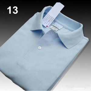 Wysokiej jakości krokodylowa koszula polo mężczyzn solidne bawełniane szorty koszulki letnie polos homme koszulki męskie koszulki poloshirt fg03