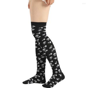 Women Socks Long Fashion Cotton Funny 3D Unisex Over Knee High Halloween Christmas Cartoon Gift Thigh Highs