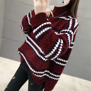 Swetry kobiet 2023 Women Turtleck SWEATER SWEATOR DO AUTN WITY Zima Zimka Knit Long Rękaw ciepłe swobodne ciosy de Majer