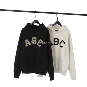 Tasarımcı Büyük boy erkek hoodies ess yüksek kaliteli pamuklu sweatshirt gevşek çiftler üstleri moda hip hop kaput lüks tasarımcı giyim abc hoodies