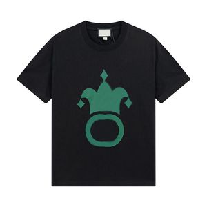 メンズTシャツトレンディなデザイナーメンズTシャツかわいいシャツグラフィックファッショントップラグジュアリーTシャツレタープリントライトニングクラウンサイズM-XXL