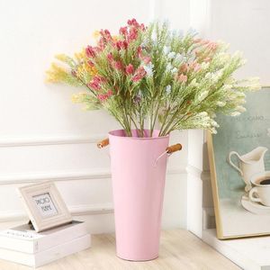 Flores decorativas de espuma de 68 cm de comprimento Milan baunilha