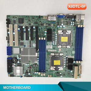 Материнские платы x8dtl-6f для материнской платы Supermicro DDR3 SATA2 Xeon Процессор 5600/5500 Serie