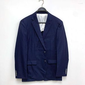 Men's Suits Brand Suit Plaid Casual Men's Single West Autumn And Winter Wool Two-grain Buckle High-end Coat