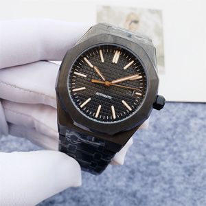 AAA Orologio da uomo Full Black di lusso di alta qualità impermeabile 42 mm movimento automatico orologio in acciaio inossidabile 904L
