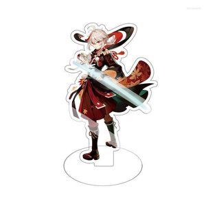 Keychains Genshin Impact Game Figure Arataki Itto Gorou Hutao Thoma Klee Akryl Stand Model Plate Desk Decor Standing Sign Fans Gifts Miri2