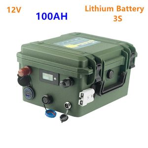 12 В 100AAH литиевый аккумулятор водонепроницаемый 12 В лития аккумулятор 100AH ​​12 В батареи для лодки MPPT Солнечный инвертор и т. Д.