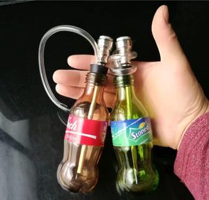 New coke Sprite glass pot Wholesale Glass bongs Oil Burner Glass Water Pipes Oil Rigs Smoking Rigs