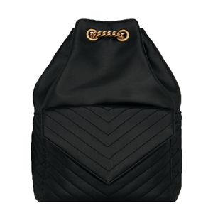 Modischer Rucksack für Damen, Umhängetasche, Metall-Logo, V-Streifen-Design, lässige Mini-Reisetasche