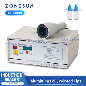 ZONESUN Handheld Induction Sealing Machine Aluminium Foil Pointed Tip Top Plastic Glass Bottle Sealer ZS-FK300