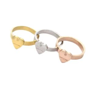 Bandringe Designer Luxus Top Qualität Herzförmige Liebhaber Verlobungsring Ohrstecker Gold Silber Rose Paar Ringe Mode Frauen Designer Schmuck